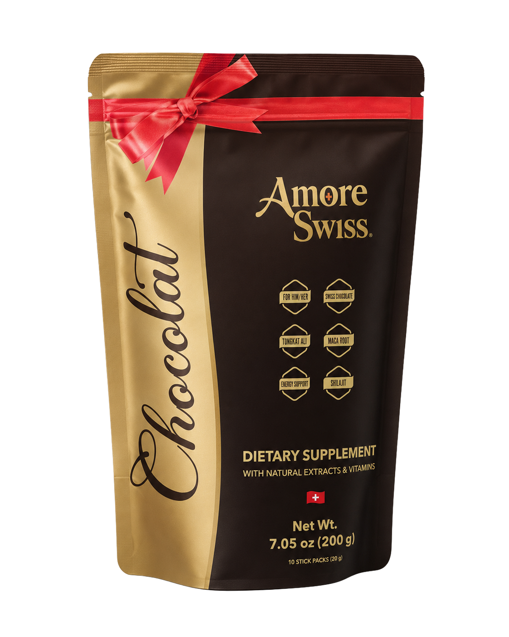Amore Swiss - Bolsa con 10 Sachets